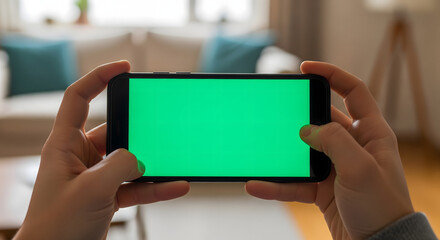 woman holding a phone