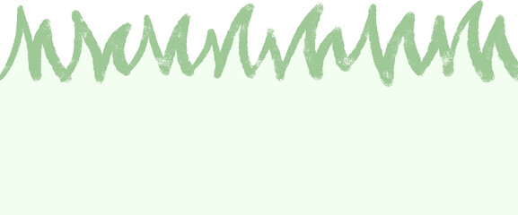 Hand Drawn Pastel Green Grass Background – Eco Doodle Ground Texture Illustration for Nature and Kids Clipart