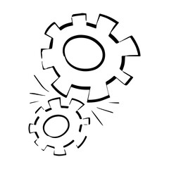 work-lineart-cartoon-icon-vector