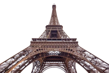 Keuken foto achterwand Eiffeltoren Eiffel Tower in Paris isolated on white or transparent background, png cut out  © Delphotostock