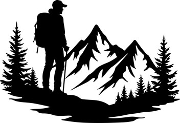 Peak Seeker: Solo Trekker in the High Mountains