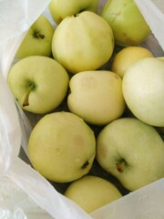 fresh green apples