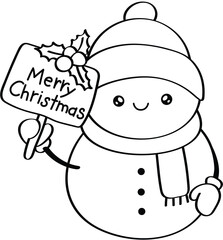 Cute Snowman