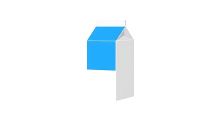 Abstract Blue and Gray Geometric Shape.