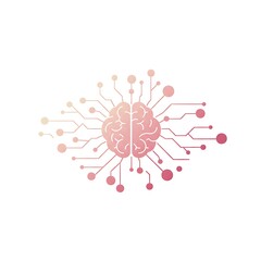 Abstract Brain Circuitry Technology Concept.