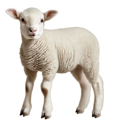 Fototapeta premium Lamb watercolor Clipart PNG