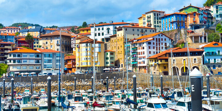 Fishing Port, Mutriku Harbour, Old Town, Mutriku, Guip&uacute;zcoa, Basque Country, Spain, Europe