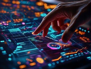 Interactive Data Visualization Interface with Advanced Analytics and Human Touch