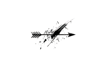 Abstract Explosion Design On Black Background