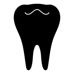 dentist icon isolated on white background, vector illustration.