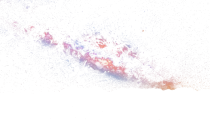 Cosmic nebula with stars Milky Way rainbow transparent PNG