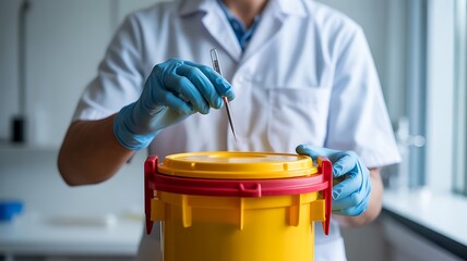 biohazard waste safety disposal