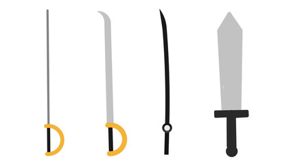 four types of weapons