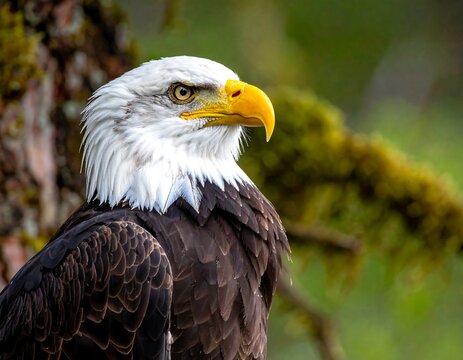 Close-up of bald eagle