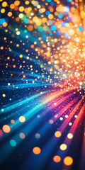 Fototapeta premium Abstract Light Display: Ethereal Dreamscape