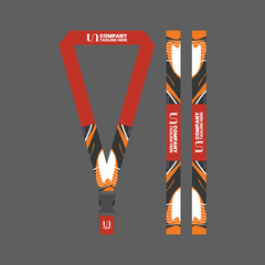 Office and company ID card lanyards