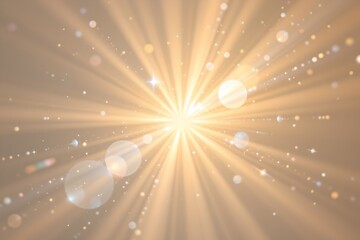 Soft Glow Light Burst Neutral Background