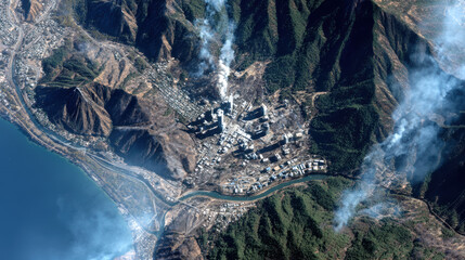 Use of satellite data for forest fire damage assessment