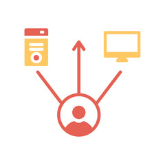 Obraz premium Network Icon Design