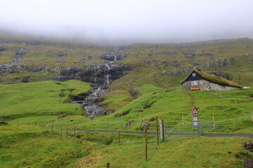 area around the Saksun Heritage Farm, Streymoy, Faroe Islands, Denmark