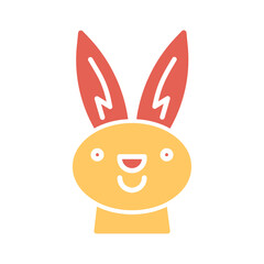 Easter Bunny Icon Design