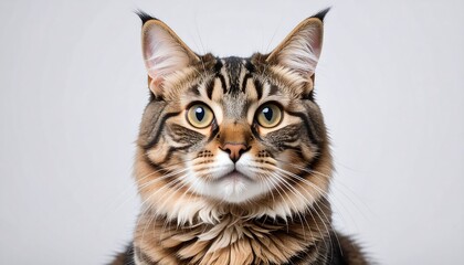 Obraz premium Close-up portrait of a tabby cat (2)