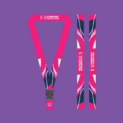 Office and company ID card lanyards