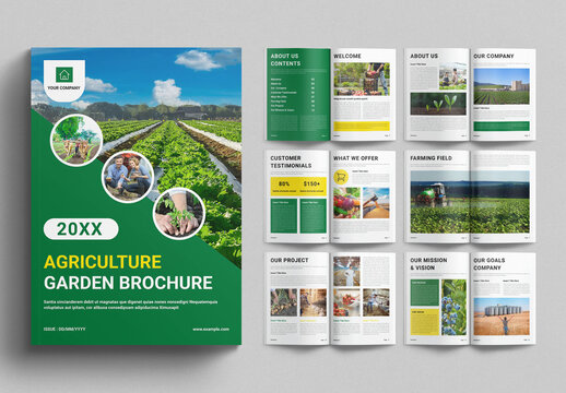 Agriculture Brochure Template