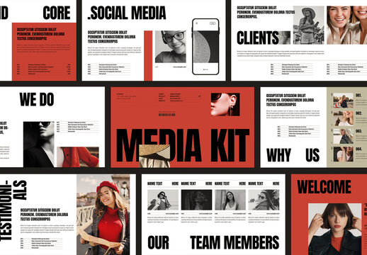 Media Kit Presentation Template