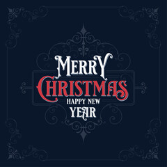 Christmas greeting cards, design templates, Modern Holiday Greeting Card, typography poster, social media post, banner, poster, flyer, decoration card, invitation card, Merry Christmas typography