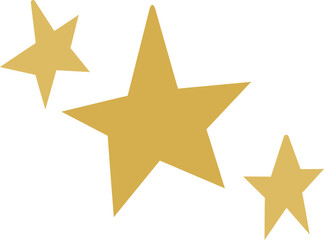 hand drawn yellow star icons and sparkle elements