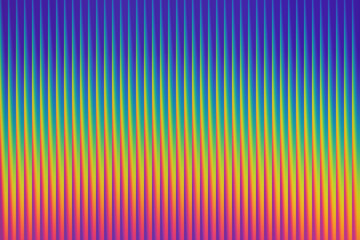 Vibrant rainbow gradient with vertical lines and abstract pattern