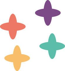 Colorful Abstract Minimal Shapes Collection