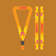 Office and company ID card lanyards