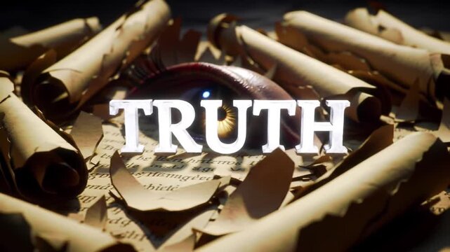 Revealing the dynamic truth with an all-seeing eye amidst ancient scrolls