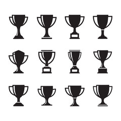 Trophy & Award cup icon vector illustration design.