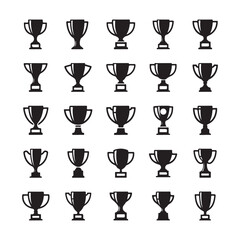 Trophy & Award cup icon vector illustration design.