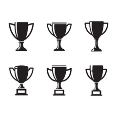 Trophy & Award cup icon vector illustration design.