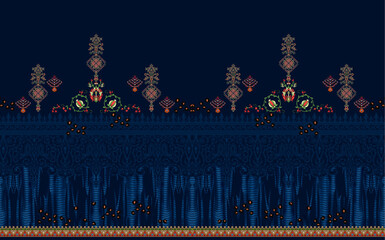 front back sleeve digital print pattern