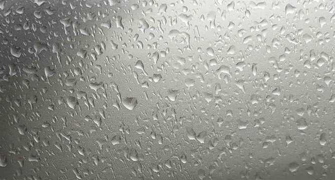 Drops of water. Close-Up of Raindrops on Window &ndash; Rain Water Drops Falling on Gray Background. Abstract Weather Concept. Raindrops, water backgrounds photos. Only commercial use. 