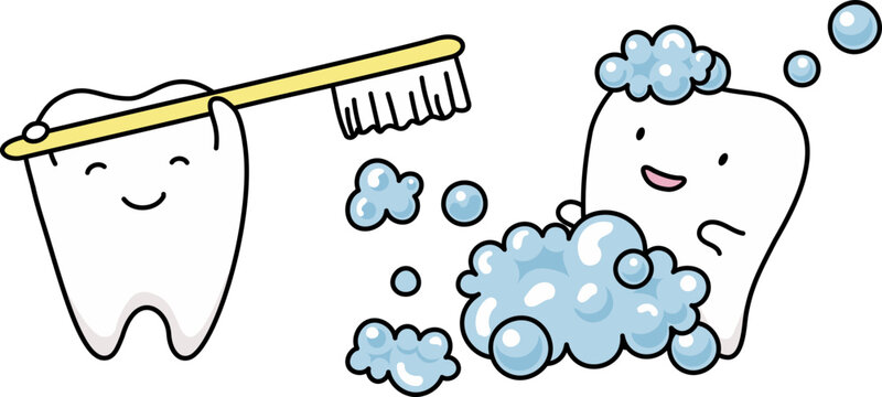 Shower of Tooth Fairy Illustration