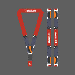 Office and company ID card lanyards