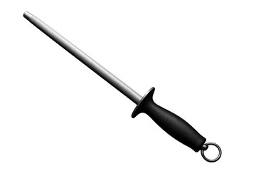 Honing steel knife sharpener for kitchen utensils