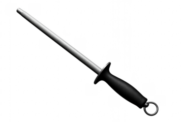 Honing steel knife sharpener for kitchen utensils