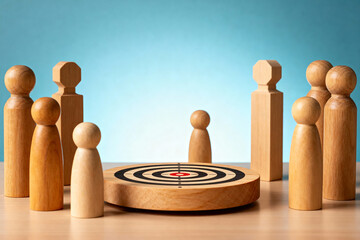 Teamwork Focus on Goal Achieving Together Business Concept