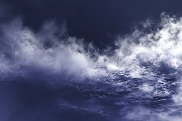 Obraz premium Abstract Dramatic Cloud Smoke Scene