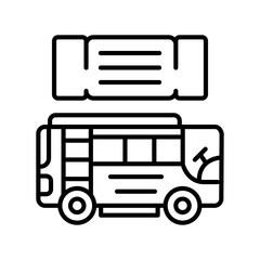 Bus Ticket Icon