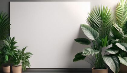 Green Plants Presentation Copy Space