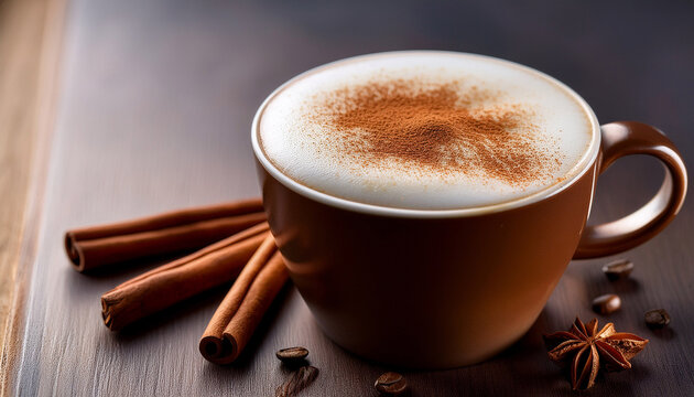 Cappuccino With Cinnamon