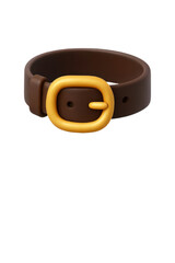 leather belt isolated on white background